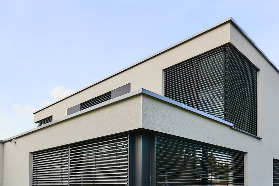 Aluminium-Fenster mit großer Fläche