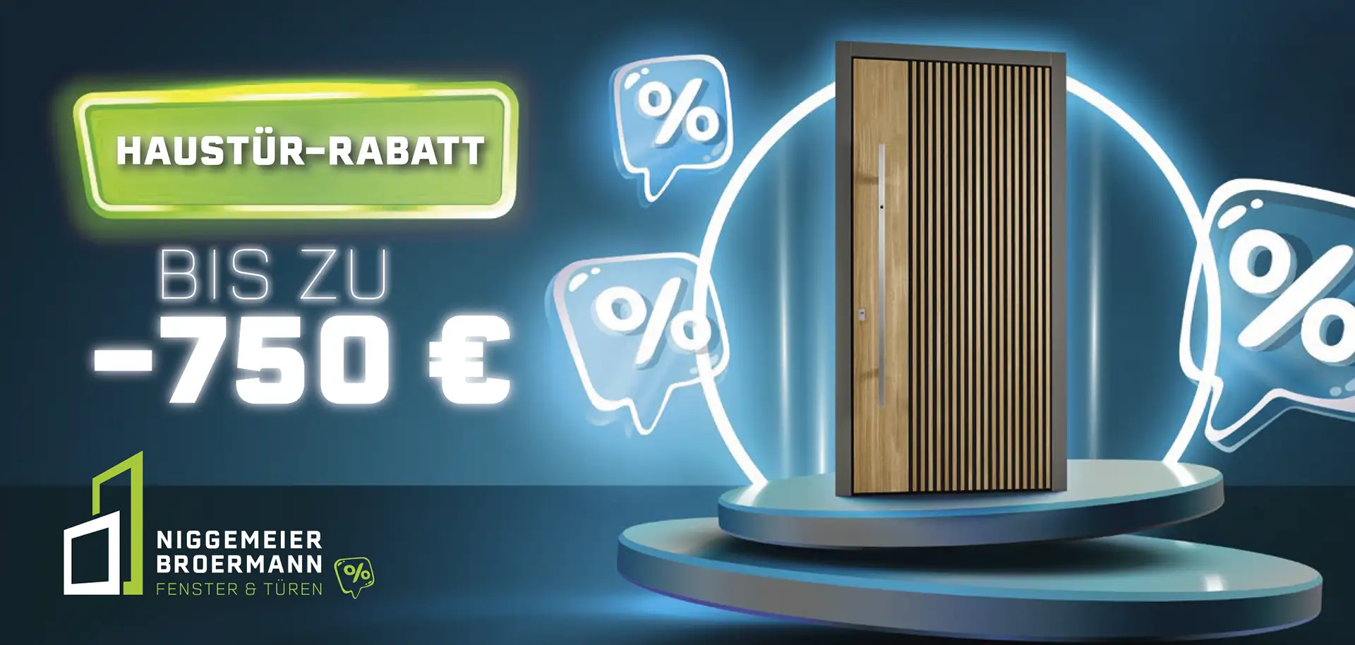 Rabattaktion auf Haustüren